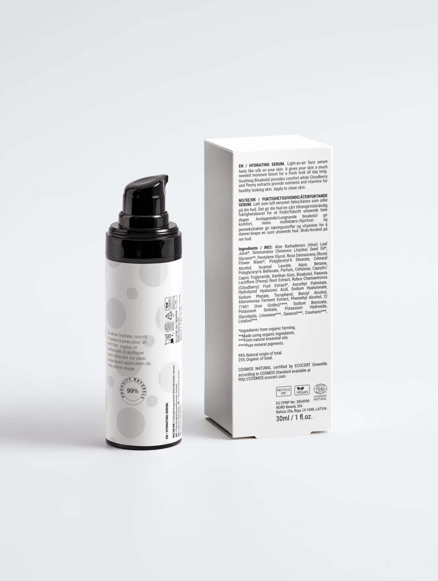 Sérum hydratant Acide Hyaluronique 30ml - Heritage cosmetic