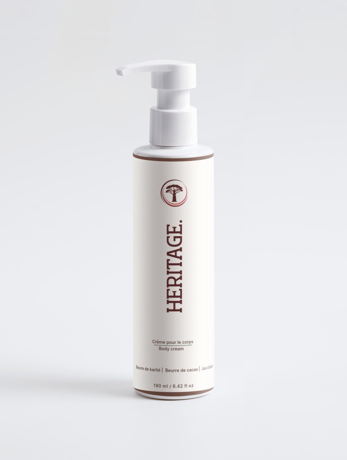 Crème corps hydratante et nourissante 190ml - Heritage cosmetic