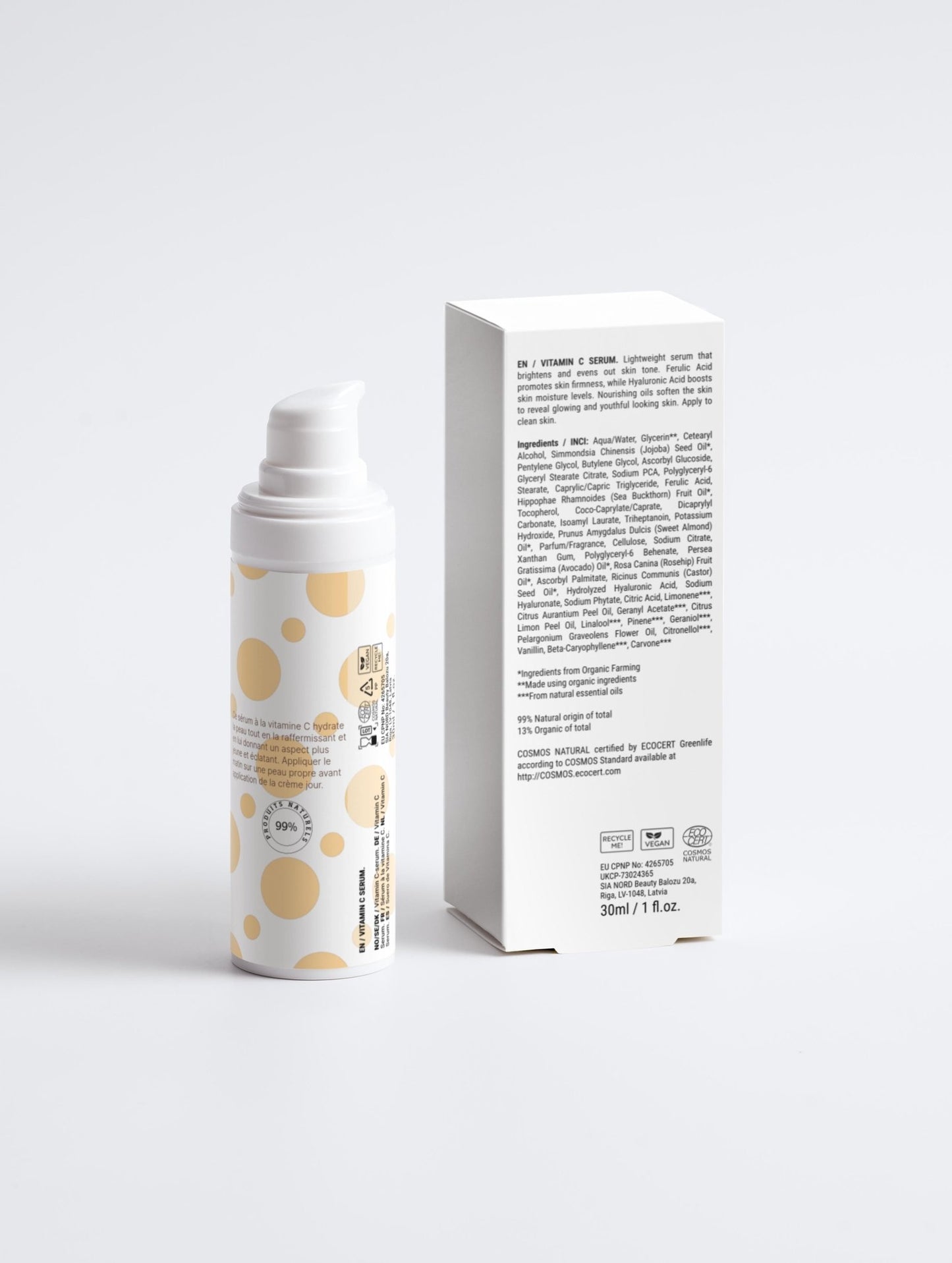 Sérum à la vitamine C 30ml - Heritage cosmetic