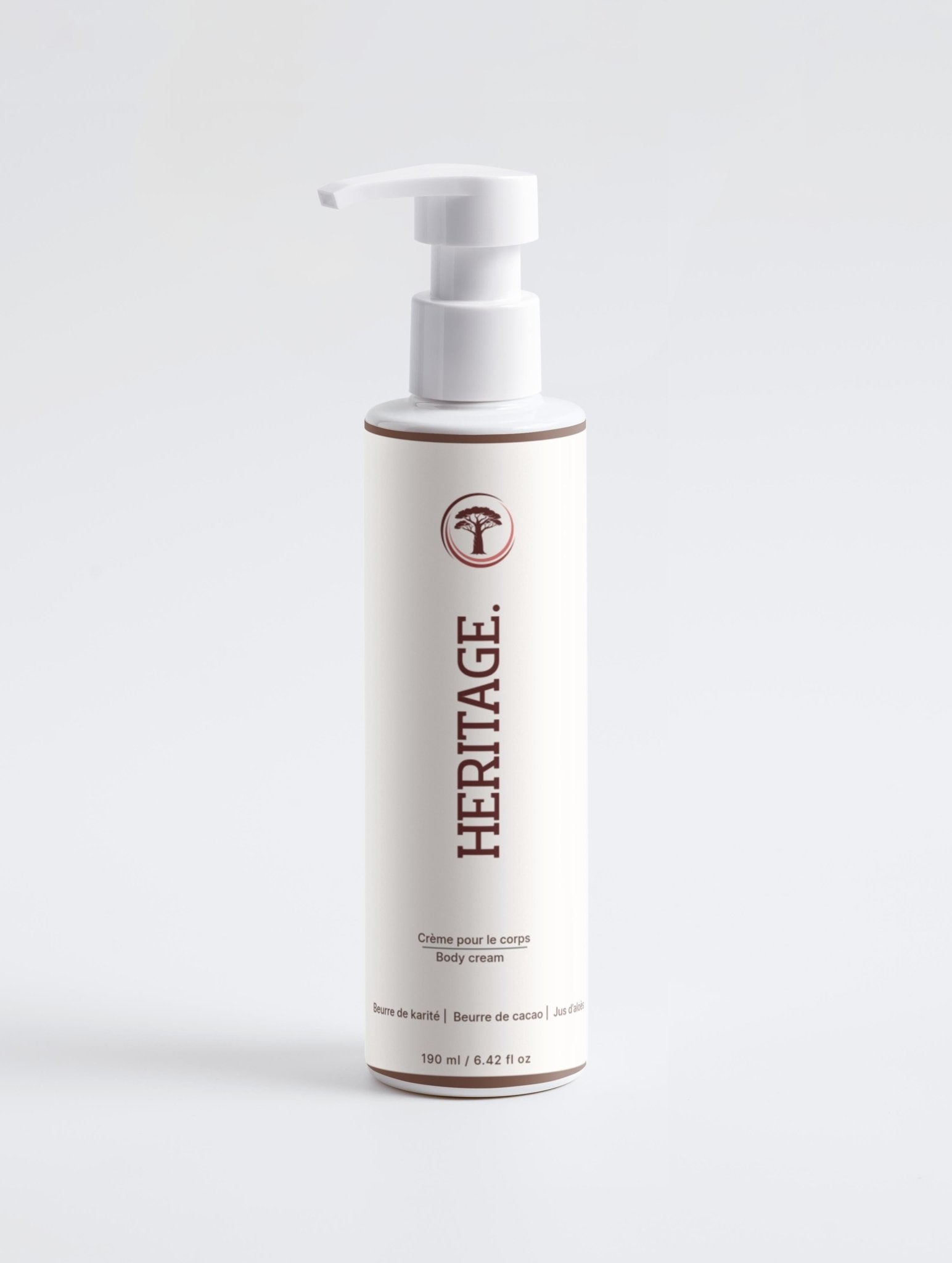 Crème corps hydratante et nourissante 190ml - Heritage cosmetic